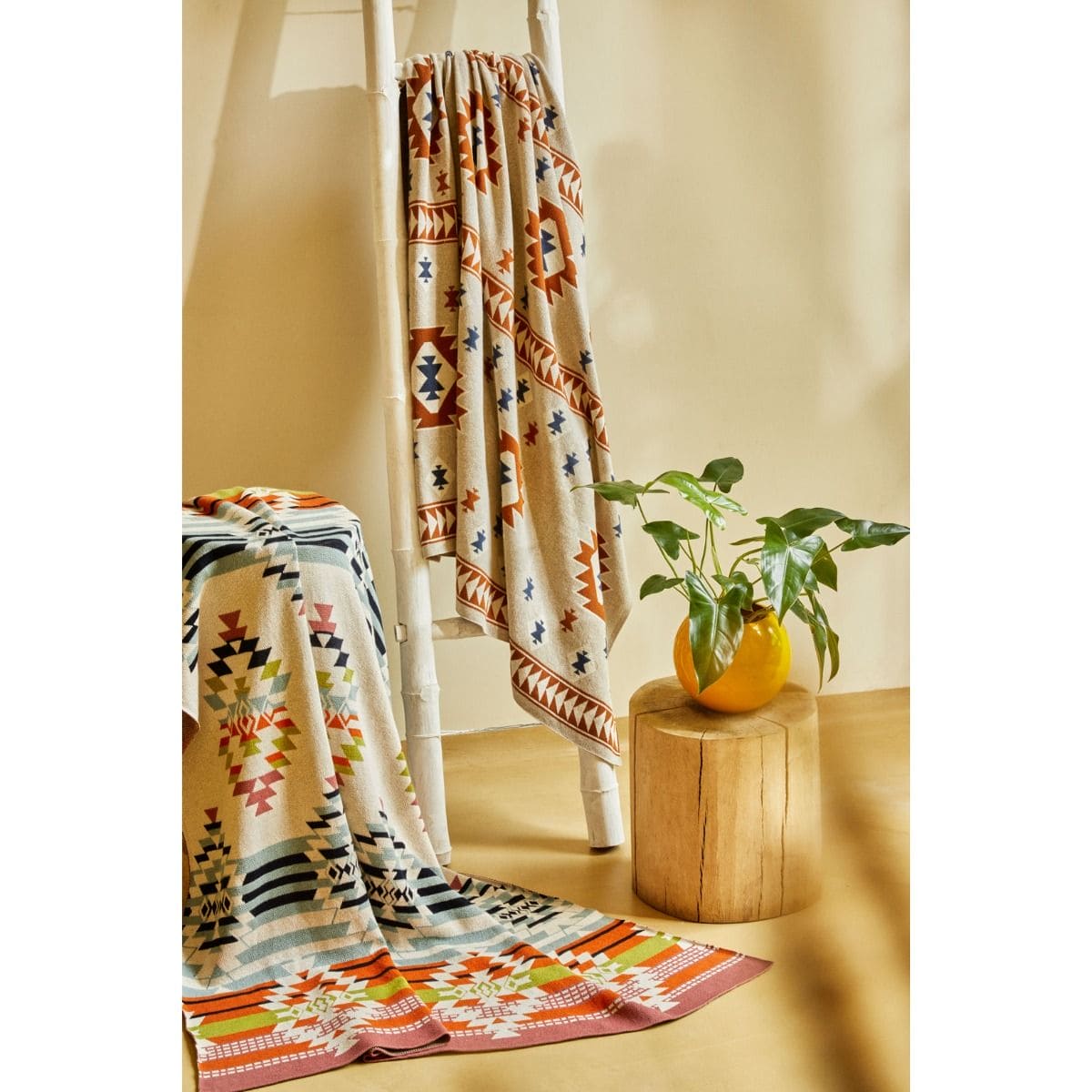 Aztec Print Throw by Myra