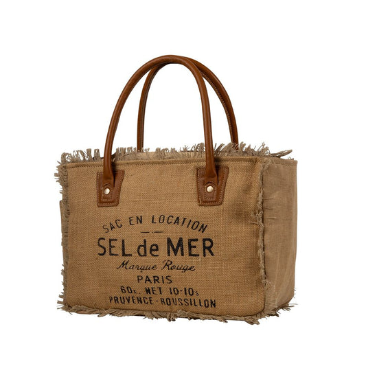 Sel de Mer Frayed Trim Crossbody Bag by Myra Bag