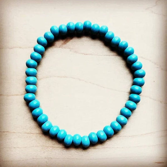 Bracelet Bar- Stackable Beaded Bracelets Assortment of Colors - Amethyst & Opal