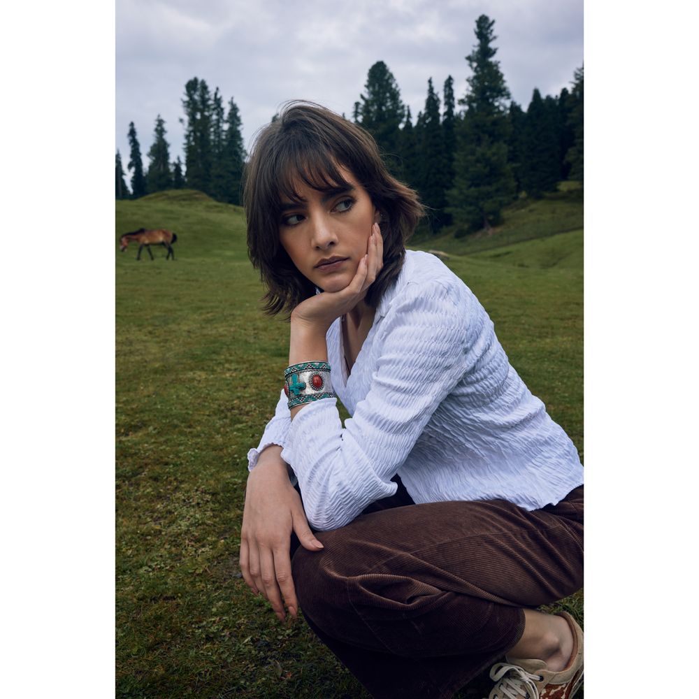 Don't Cross Me Cuff Bracelet| Women's Boho Cuff Bracelets| Best Women's Cuff Bracelets