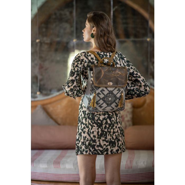 FELICITY BACK-PACK BAG - Amethyst & Opal