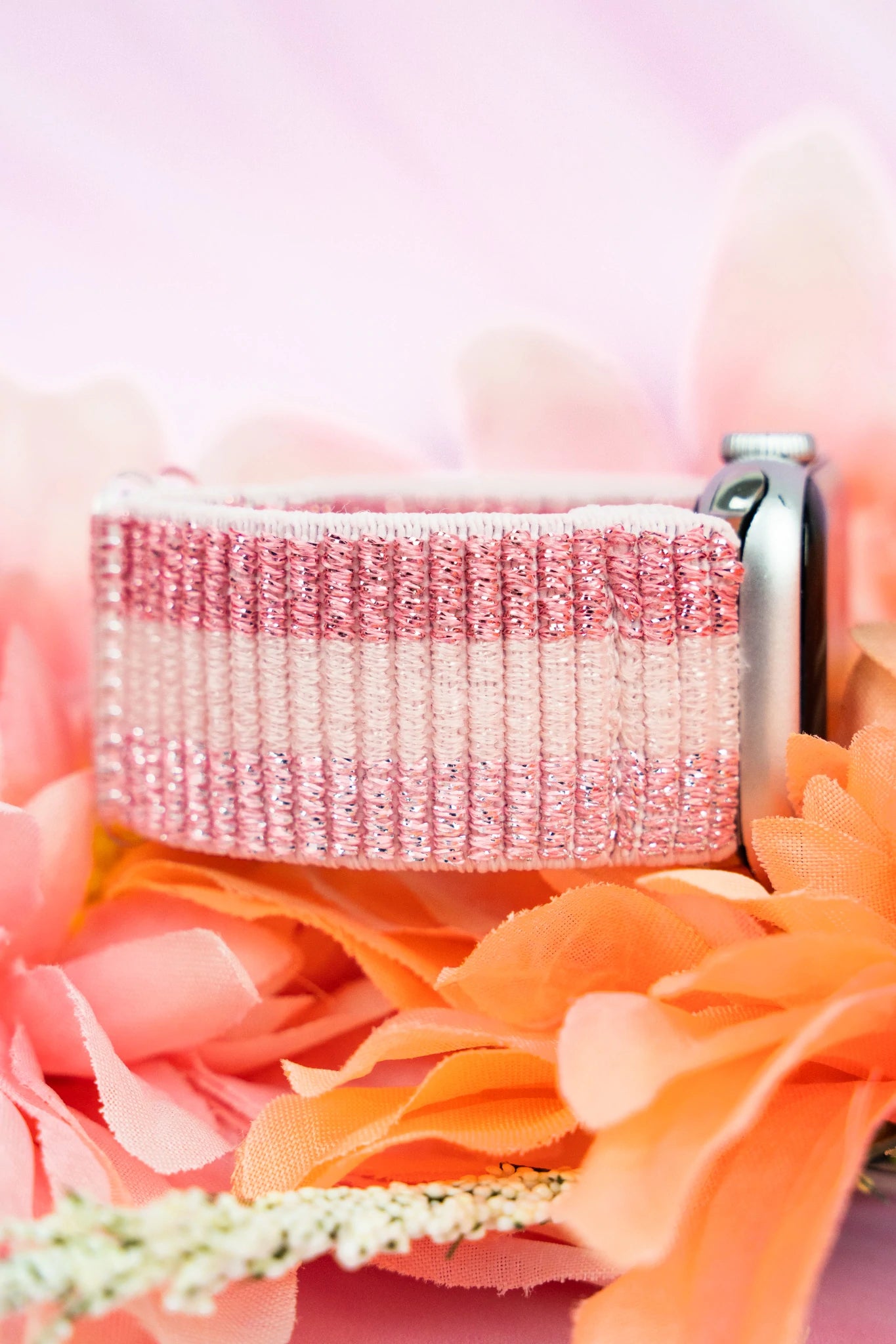 Adjustable Stretchy Apple Watch Bands (LOTS OF COLOR OPTIONS) - Amethyst & Opal