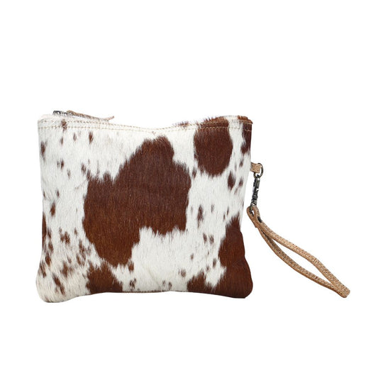 Brown & White Shade Bag by Myra