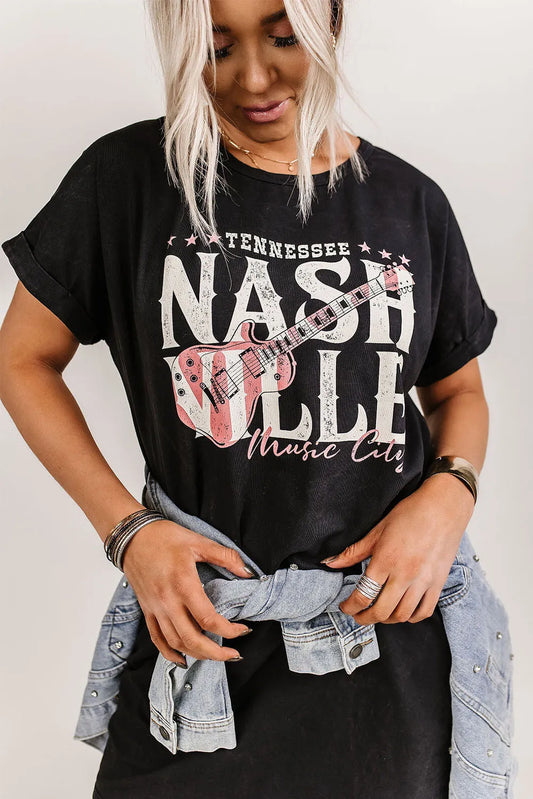 Nashville Music City T-Shirt Dress