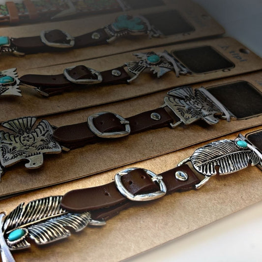 Turquoise Feather Apple Watch Band