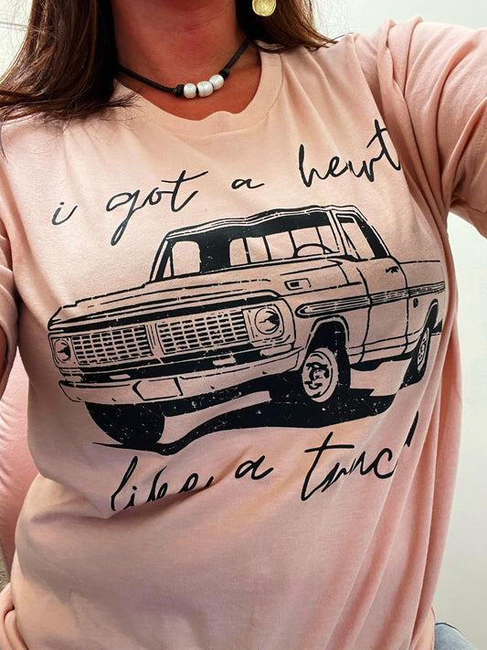 Heart Like a Truck Graphic Tee