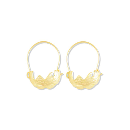 Constance Earring | Women's Gold Leaf Earrings | Best Women's Earrings