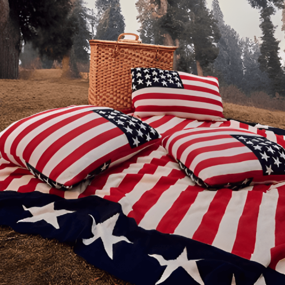 American Darling Throw Blanket by Myra