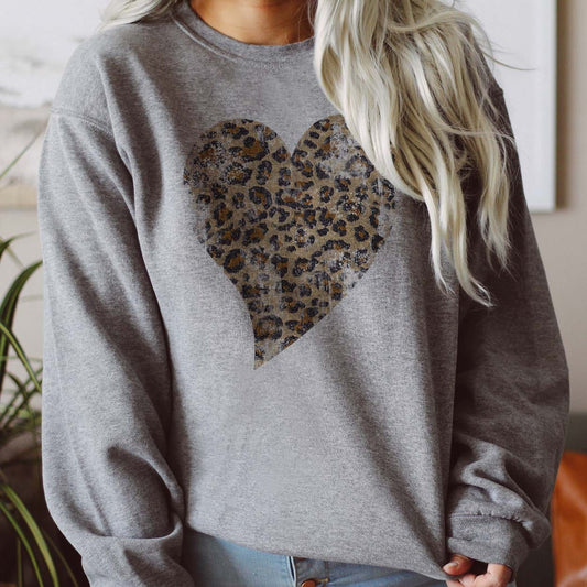 Leopard Love Sweatshirt or Tee