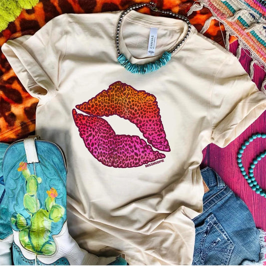 Leopard Lips Tee